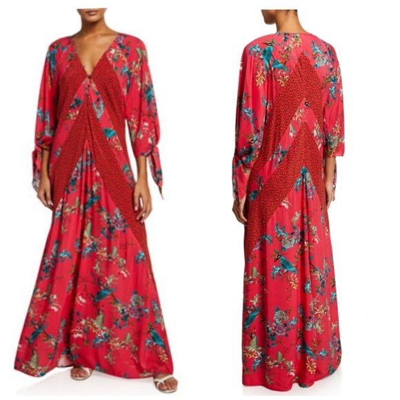 Johnny Was Malakye Paneled Maxi Cover Up Dress - Picture 15 of 16